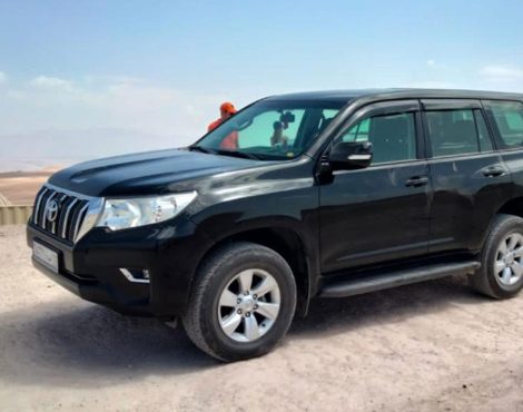 Real Toyota Prado 4x4 for a chauffeur transfer in Morocco