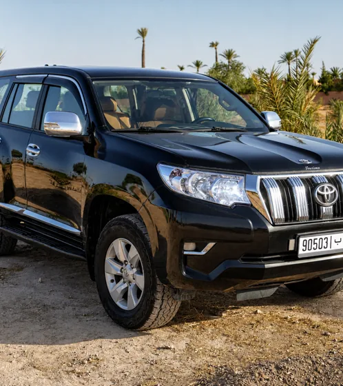 Toyota SUV for private transfers across Morocco